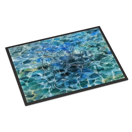 Carolines Treasures 24 x 36 in. Octopus Under water Indoor or Outdoor Mat BB5362JMAT
